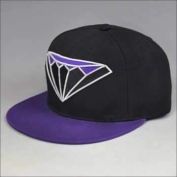 Brodé soulevé casquette de snapback personnalisé en gros