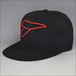 도매 자 수 로고 스냅 백 모자를 사용자 지정