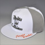 custom fitted snapback hat with 3d embroidery