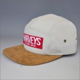 cheap custom 5 panel hat with embroidery patch