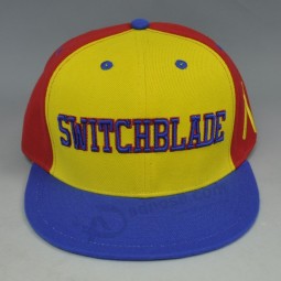 Hot sale acrylic snap back hats with custom logo