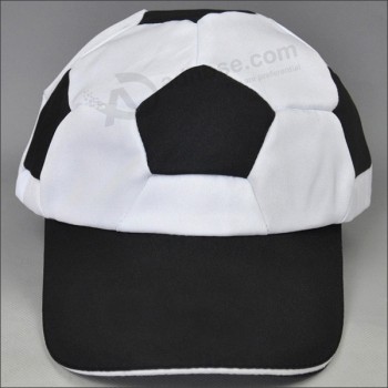 Cotton splicing football cap with custom logo