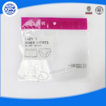 Saco de plástico de impressão de transferência de calor PErsonalizado com alça para venda com o seu logotipo