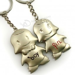 Funny couple keyrings in key chain for custom