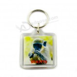 Keychains acryliques faits sur commande bon marché pour le souvenir touristique pour la coutume