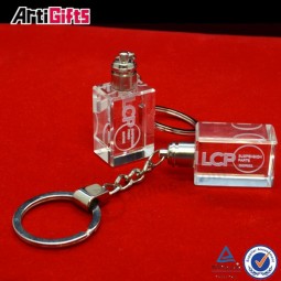 Promotion crystal keychain in key chains for custom