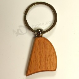 Hottest cheap wooden key ring for promotion with logo