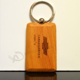 Groothandel aangepaste houten sleutelhanger