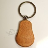Fabriek directe verkoop aangepaste houten sleutelhanger voor op maat