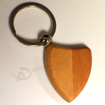 Cheap wood keychain with logo