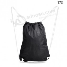 2017 도매 블랙 프로모션 싼 drawstring 가방 배낭