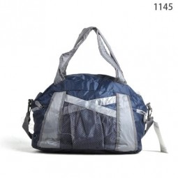 Saco de duffel de viagens de homem de bolso de malha frontal, saco para viagens aceitar PErsonalizado