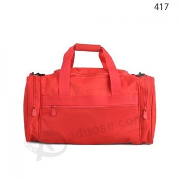 Sac à bandoulière 600d rouge design fantaisie pliable sac de voyage