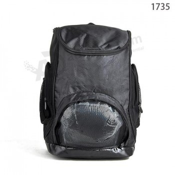 New Arrival 420D+600D Black Outdoor Men Sport Bagpack Bulk Sale