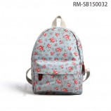 Prémio floral simples design jovem casual mochila mochilas