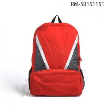 Mochila escolar vermelho por atacado, estilo euroPEu mochila escolar da faculdade