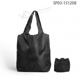 Shopping bag pieghevole riutilizzabile in nylon, shopping bag pieghevole