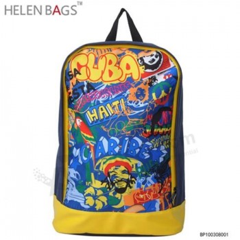 Wholesale custom casual girl boy travelling backpack bag fashion PU school backpack for teenager