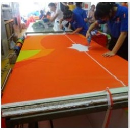fabric flag banner printing and produce factory from China