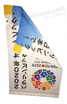 Banner de tecido gráfico pendurado para exposição do produto