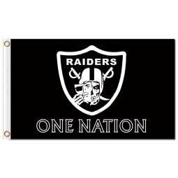 Nfl oakland 레이더 3'x5 '폴리 에스테르 플래그 한 국가