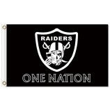 Nfl oakland raiders 3'x5 'Polyester Flaggen einer Nation