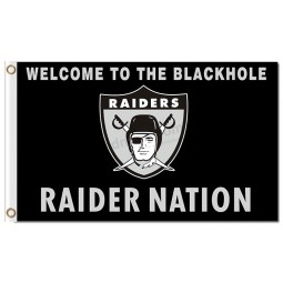 NFL Oakland Raiders 3'x5' polyester flags raider nation