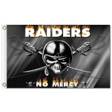 Nfl oakland raiders 3'x5 'Polyester Flaggen keine Gnade