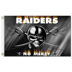 Nfl oakland raiders 3'x5 'Polyester Flaggen keine Gnade