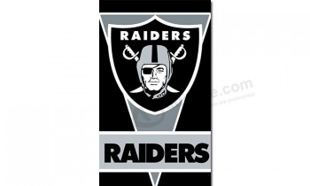 Nfl oakland raiders 3'x5 'banderas de poliéster verticales