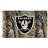 Nfl Oakland raiders draPeaux en polyester 3'x5 'camo