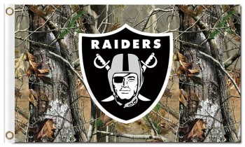 Nfl oakland raiders 3'x5 'Polyester Fahnen Camouflage