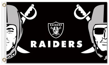 Nfl oakland raiders 3 'x 5' bandiere in poliestere