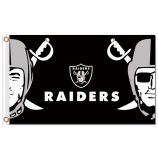 Nfl oakland raiders 3'x5 'Polyesterfahnen