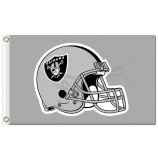 Nfl oakland raiders 3'x5 'Polyester Flaggen Helm