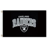 Nfl oakland raiders 3'x5 'bandeiras de poliéster