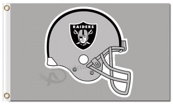 NFL Oakland Raiders 3'x5' polyester flags helmet