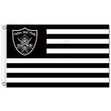 Nfl oakland raiders 3'x5 'Polyester Flaggen Streifen