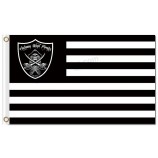 Nfl raiders oakland Rayures en polyester 3'x5 '