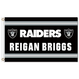NFL Oakland Raiders 3'x5' polyester flags Reigan Briggs