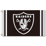 Nfl oakland raiders 3 'x 5' Polyester Flaggen Logo