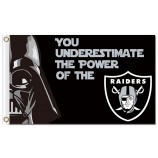 Nfl oakland raiders 3'x5 'polyester fahnen star wars