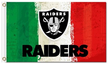 NFL Oakland Raiders 3'x5' polyester flags three colors