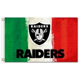 Nfl oakland raiders 3 'x 5' bandiere in poliestere tre colori