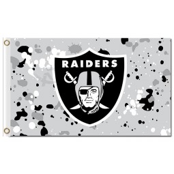 Nfl oakland raiders 3'x5'涤纶标志墨点
