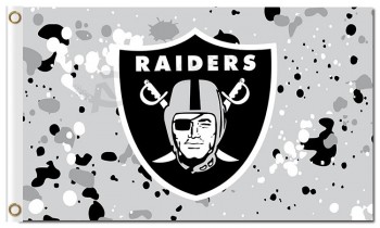 Nfl oakland raiders 3'x5'涤纶标志墨点