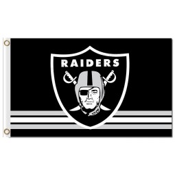 Nfl oakland raiders 3 'x 5' Polyester Flaggen Logo