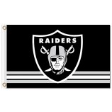 Nfl oakland raiders logo de banderas de poliéster de 3'x5 '