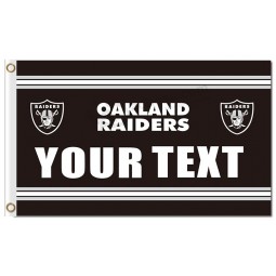 NFL Oakland Raiders 3'x5' polyester flags your text