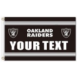 Nfl Oakland raiders 3'x5 'polyester DraPeaux votre texte